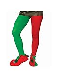 UPC 849450009269 product image for Music Legs Women's Multicolored Tights Red/Kelly Green One Size Fits Most | upcitemdb.com