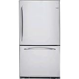 GE Profile PDCS1NCZRSS 21.1 cu. ft. Counter-Depth Bottom-Freezer Refrigerator with 5 Glass Shelves, Factory Installed Icemaker, ClimateKeeper System, QuickSpace Shelf and BrightSpace Interior: Right Hinge