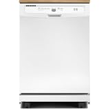 MaytagJetcleanPlusSeriesMDC4809AW24'PortableDishwasherwith4WashCycles,3WashOptions,HardFoodDisposer,PlasticInteriorandSilenceRatingof64dB