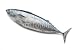Wallmonkeys Peel and Stick Wall Decals - Tuna on White Background - Removable Graphic