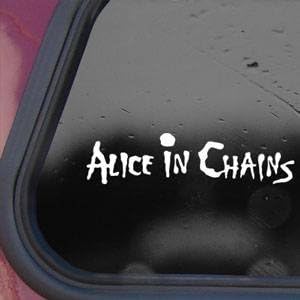 Alice In Chains White Decal Sticker Wall Laptop Notebook Die-cut White Decal Sticker