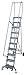 Cotterman 6511R1830A3E10B4BW5C1P6 - Rolling Ladder Hndrl Pltfm 110 In H