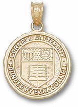 Cornell Big Red Bears "seal" 5/8" Pendant - 10kt Gold Jewelry Picture