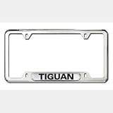 Genuine OEM Volkswagen Tiguan Stainless Steel License Plate Frame by Volkswagen