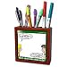 Rich Diesslins Funny KNOTS Scouting Cartoons - Okay, Leave the Good Stuff - Leave No Trace - Tile Pen Holders-5 inch tile pen holder