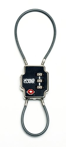 Lockdown Double Cable Loop Triple Security Lock by Lewis N Clark