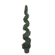 5 ft Outdoor Cedar Artificial Spiral Topiary Tree