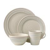 Pfaltzgraff Traditions Rio Swirl Teal Dinnerware Set, 32 Pc., Service for 8