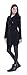 CHAREX Womens Winter Woolen Trench Coat with Belt Stand Collar Outwear Overcoat