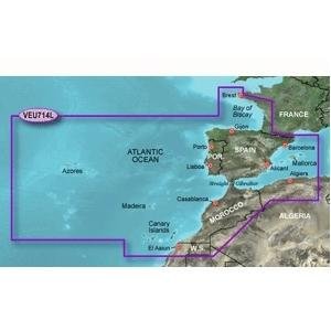 New-GARMIN VEU714L IBERIAN PENINSULA AZORES AND CANARIES - 30827