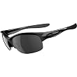 Oakley Commit SQ Women's Sport Outdoor Sunglasses w/ Free B&F Heart Sticker - Polished Black/Black Iridium