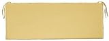 48"w All weather Rectangular Bench Cushion, 2"Hx48"Wx18"D, BUTTERCUP SUN