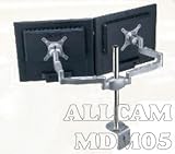 MDM05 Multi Screen Desk Mount Bracket/ Monitor Arm Stand: Two LCD Monitors/TVs on one table