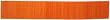 Laser Printed Split Bamboo 12" x 72" Tangerine Orange Runner
