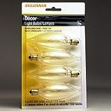 25W CLR DECOR CNDL BSE BULB4CD (Pack of 6)