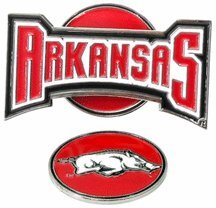 Arkansas Razorbacks Slider Clip With Golf Ball Marker Of 3)