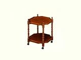英国スタイル家具:ブルージュ:八角テーブルワゴン