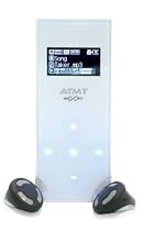 ATMT XSEVEN 2GB White MP3 Player with FM Radio and Touch Pad Controls
