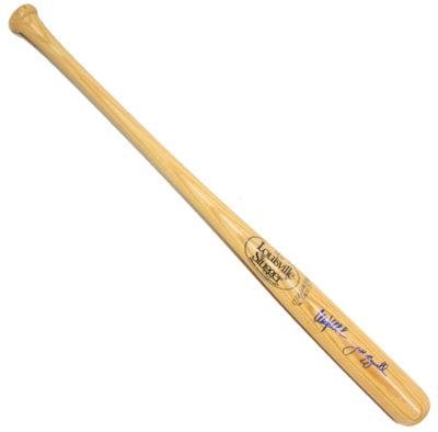 Chuck Knoblauch Autographed Bat - Jeff Bagwell & 1991 Roy Jsa - Autographed MLB Bats
