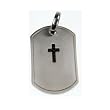 Titanium Pendants - Dog Tag (Cross) Titanium Pendants - Dog Tag (Cross)