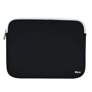 GTMax Black 10 inch Neoprene Zipper Pouch Case for HP TouchPad ; Samsung GALAXY Tab 10.1 ; Motorola XOOM Tablet ; Asus Eee Pad Transformer TF101 ; Apple iPad 1 & 2 ; HTC Jetstream Tablet