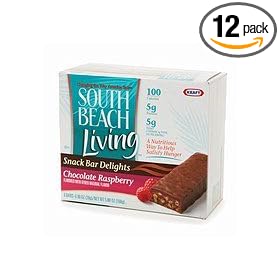 South Beach Living Snack Bar Delights, 0.98-Ounce Bars, 6-Count Boxes