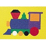 Lauri Textured Crepe Rubber Puzzle - CHOO CHOO TRAIN 13 pcs