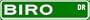 BIRO Street Sign ~ Personalized Family Lastname Sign ~ Gameroom, Basement, Garage Sign **