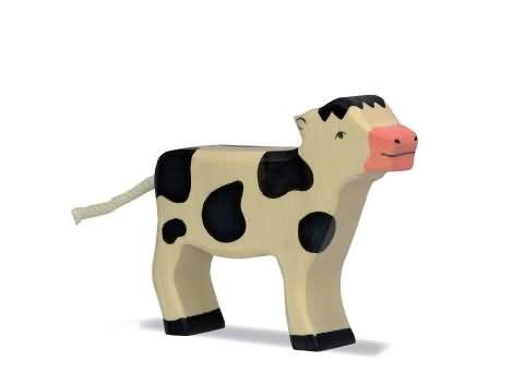 Childrens Toyshop  Third Party New : Holztiger Calf, standing, black - 1021