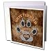 Doreen Erhardt Dog Breed Collection - Skye Terrier Dog Love Dog Breed in Gray and Brown - Greeting Cards-12 Greeting Cards with envelopes