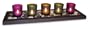 Jewel Tone 5-Piece Tealight Candle Tray