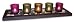 Jewel Tone 5-Piece Tealight Candle Tray