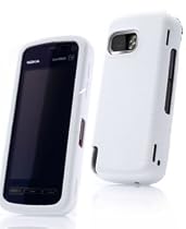 U-Bop BoldFLEX (White) Silicone Skin "Twin-Pack" For Nokia 5800 Express