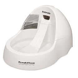 Petmate Fresh Flow Pet Fountain, Medium, White
