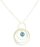 Beauty - Dark Chalcedony & hoops