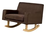 Nurseryworks Storytime Rocker in Mocha with Light Legs