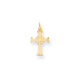 14 Karat Gold, Dainty, Celtic Cross Charm