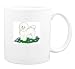 Mug with dog, frise, bichon, canine