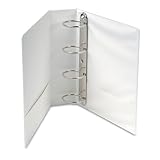 Wilson Jones International A4 4-Ring 3 Inch Capacity White View Binder (40833) Wilson Jones International A4 4-Ring 3 Inch Capacity White View Binder (40833)