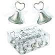 Silver Bell Place Card Holders (12 count)