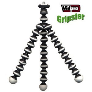 Vidpro GP-10 – “Gripster” Table Top Tripod For Canon PowerShot ELPH 100 HS, 300 HS, 500 HS
