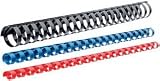 Produkt-Bild: Leitz 35041 Plastikbinder&uuml;cken, A4, Kunststoff, 8 mm, 45 Blatt, 100 St&uuml;ck, schwarz