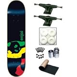 Enjoi Rasta Panda 8.0 Skateboard Deck Complete