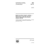 ISO 10111:2000, Metallic and other inorganic coatings -- Measurement of mass per unit area -- Review of gravimetric and chemical analysis methods
