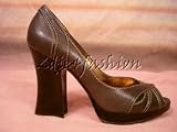 Dolce & Gabbana - $595 New DOLCE & GABBANA Open Toe Leather Pumps Shoes 9.5