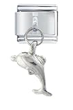 Dolphin Silver Italian Charms