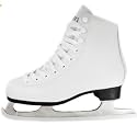 Spirit Ice Figure Skating Boots Leather White KIDS & ADULTS (Free Blade Guards)