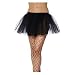 Fancy Dress Neon Tutu Kids Size S/M (Fits 6-9 Years) - Black
