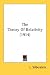 Book The Theory Of Relativity (1914)