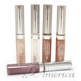 Clinique Lips Glosswear sheer shimmers Set with 5 colors 5 X 0.8 oz / 2.4g Colors : 01 Crystal + 02 Sunset + 04 Sunshine, + 05 Whisper + 06 Mystic